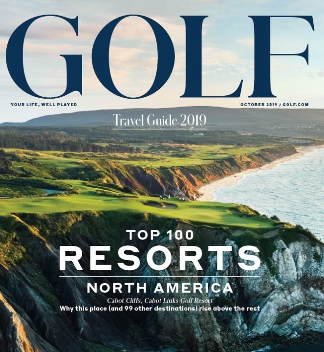 Golf Magazine cover Hunter Public Relations